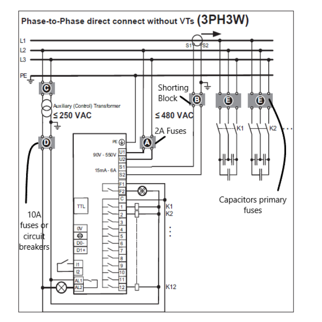 مدار فرمان تابلو کنترلکننده ضریب توان (PFC)